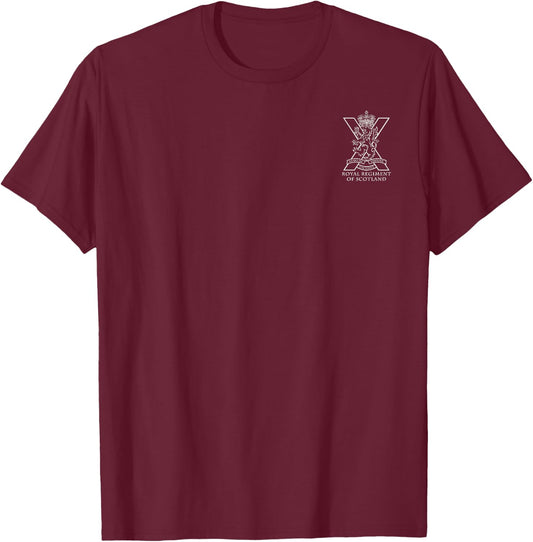 Royal Regiment of Scotland Infantry British Army T-Shirt - T-Shirt | Maroon