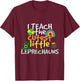St. Patricks Day Teacher Cutest Little Leprechauns 1st Grade T-Shirt - T-Shirt | Maroon