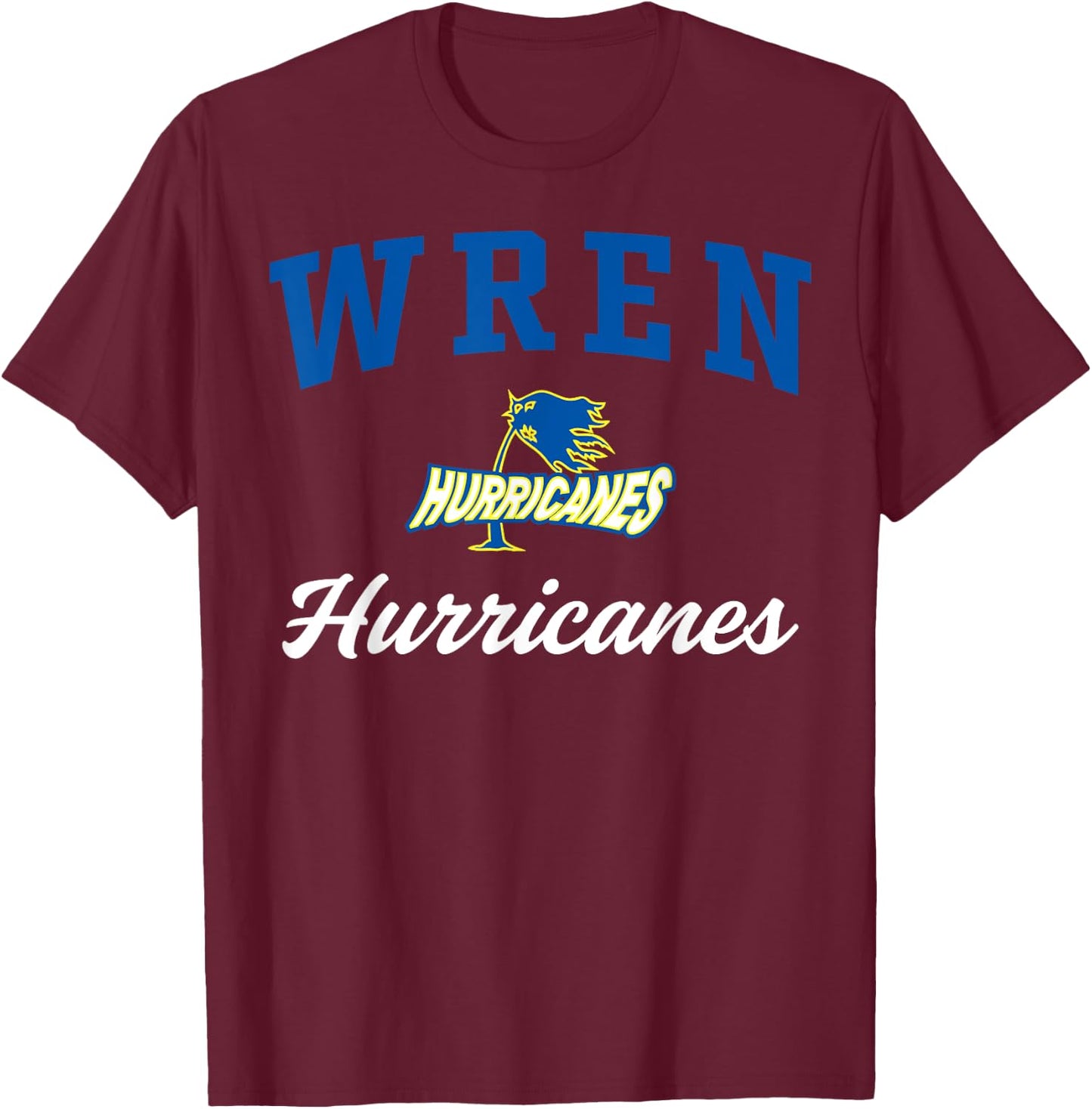 Wren High School Hurricanes C3 T-Shirt - T-Shirt | Maroon