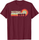 1979 Vintage Shirt, Birthday Gift . Retro Style T-Shirt - T-Shirt | Maroon