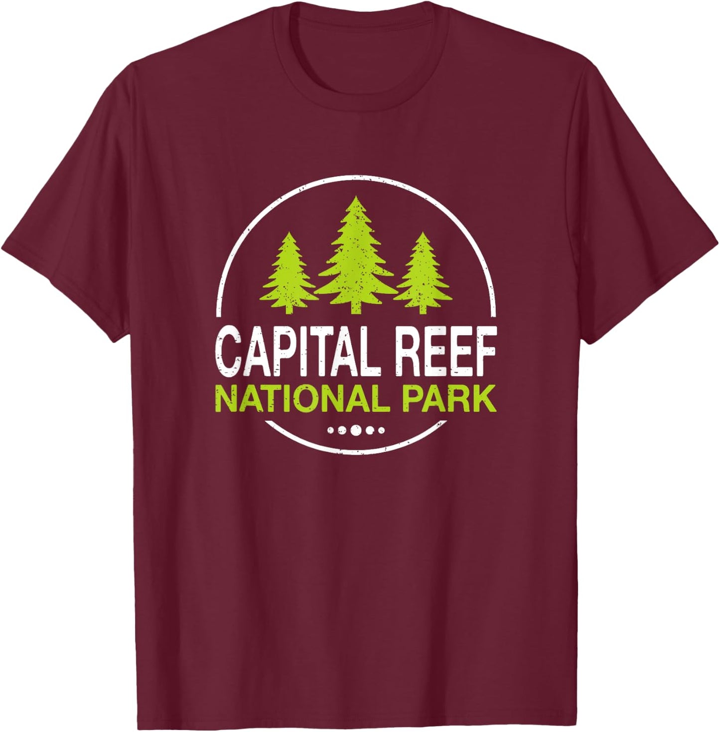 Capital Reef National Park T-Shirt - T-Shirt | Maroon