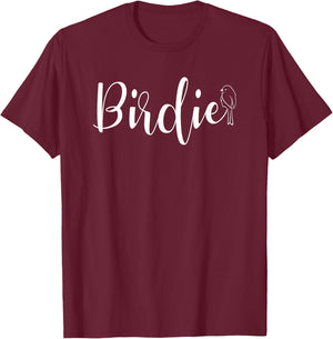 Birdie - Women's Funny Grandmother Nickname T-Shirt - T-Shirt | Maroon
