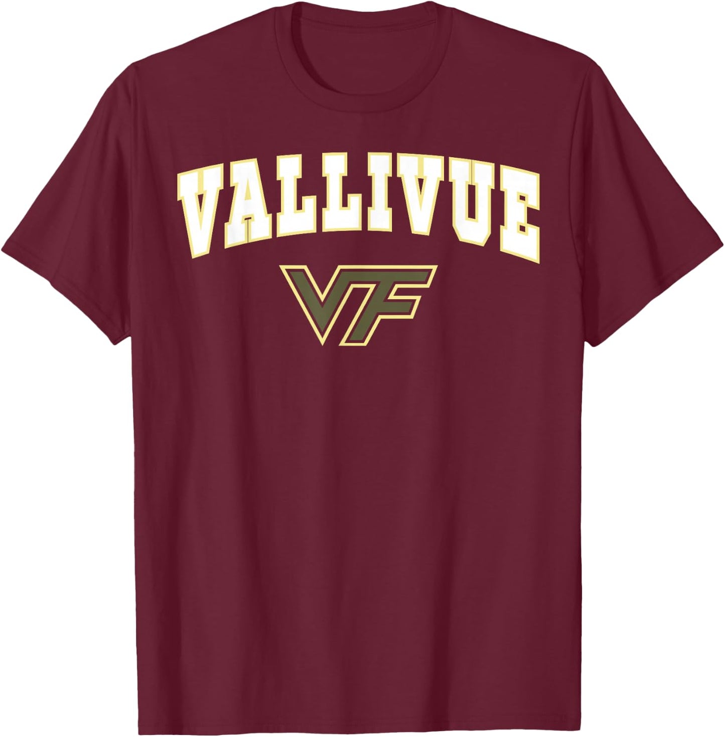 Vallivue High School Falcons C2 T-Shirt - T-Shirt | Maroon