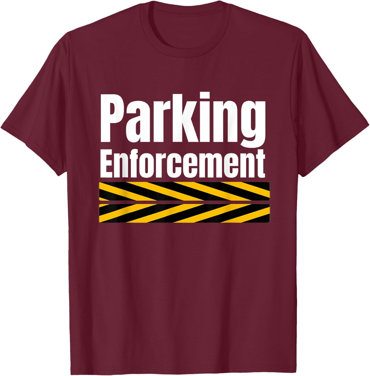 PEO Meter Maid and Parking Enforcer Shirts -Adults Black Short Sleeve Classic Fit Uniform Shirt Size Small T-Shirt - T-Shirt | Maroon