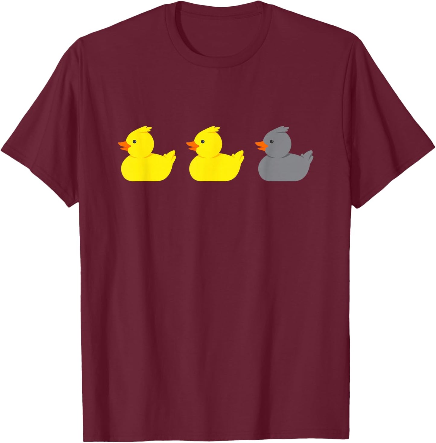 Duck Duck Grey Duck Funny Minnesota T-Shirt - T-Shirt | Maroon