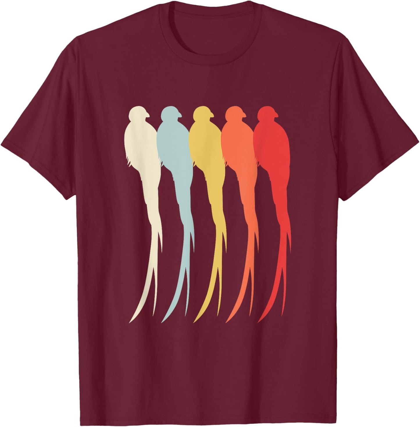 Quetzal shirt for Bird Fans T-Shirt - T-Shirt | Maroon