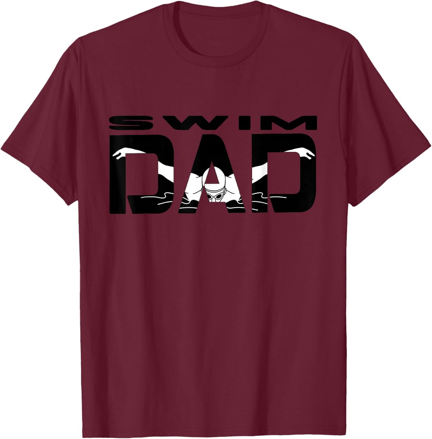 Shirt Championship Competition Swimmer Swim Swimming Pool T-Shirt - T-Shirt | Maroon