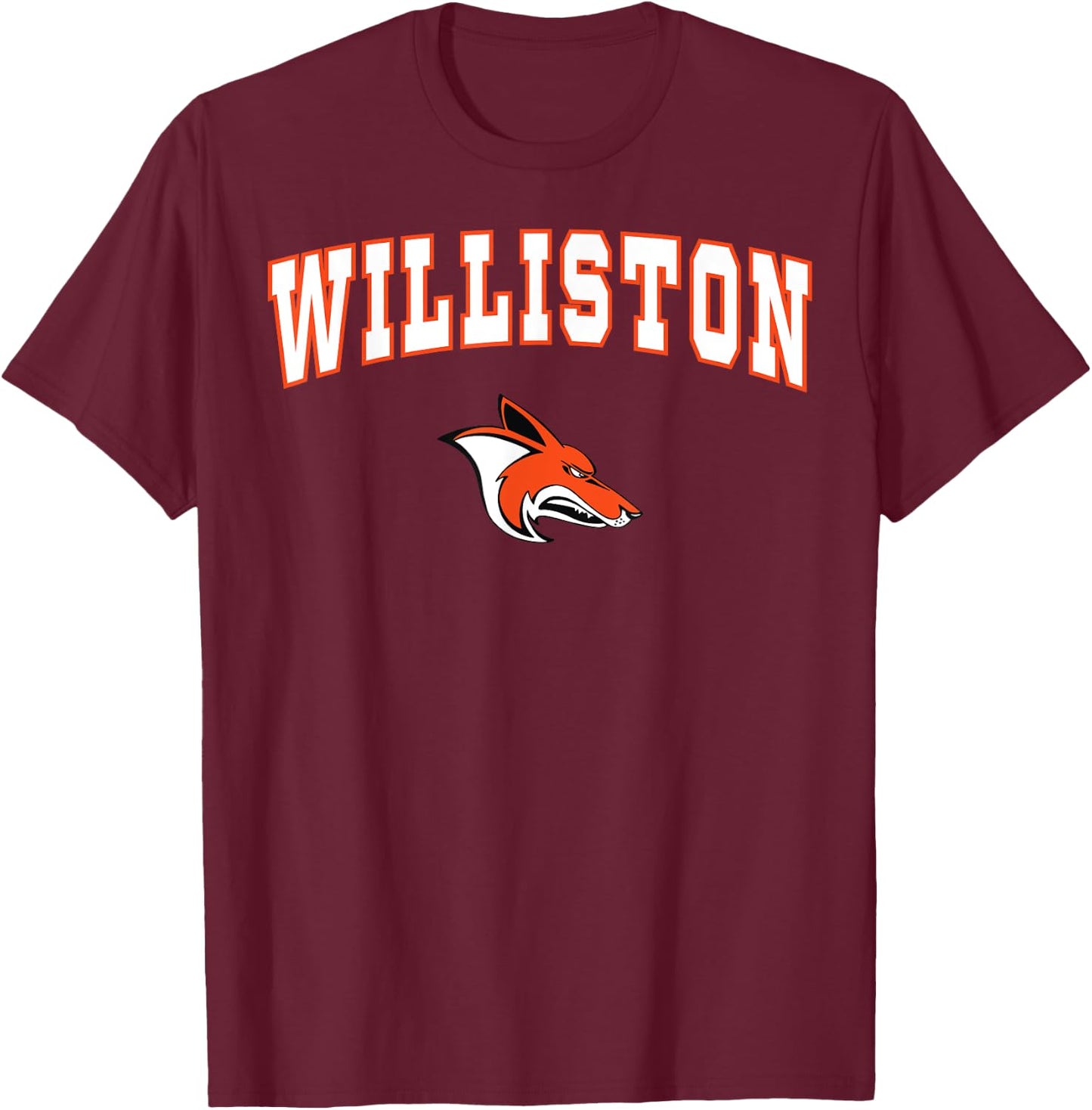 Williston High School Coyotes C2 T-Shirt - T-Shirt | Maroon