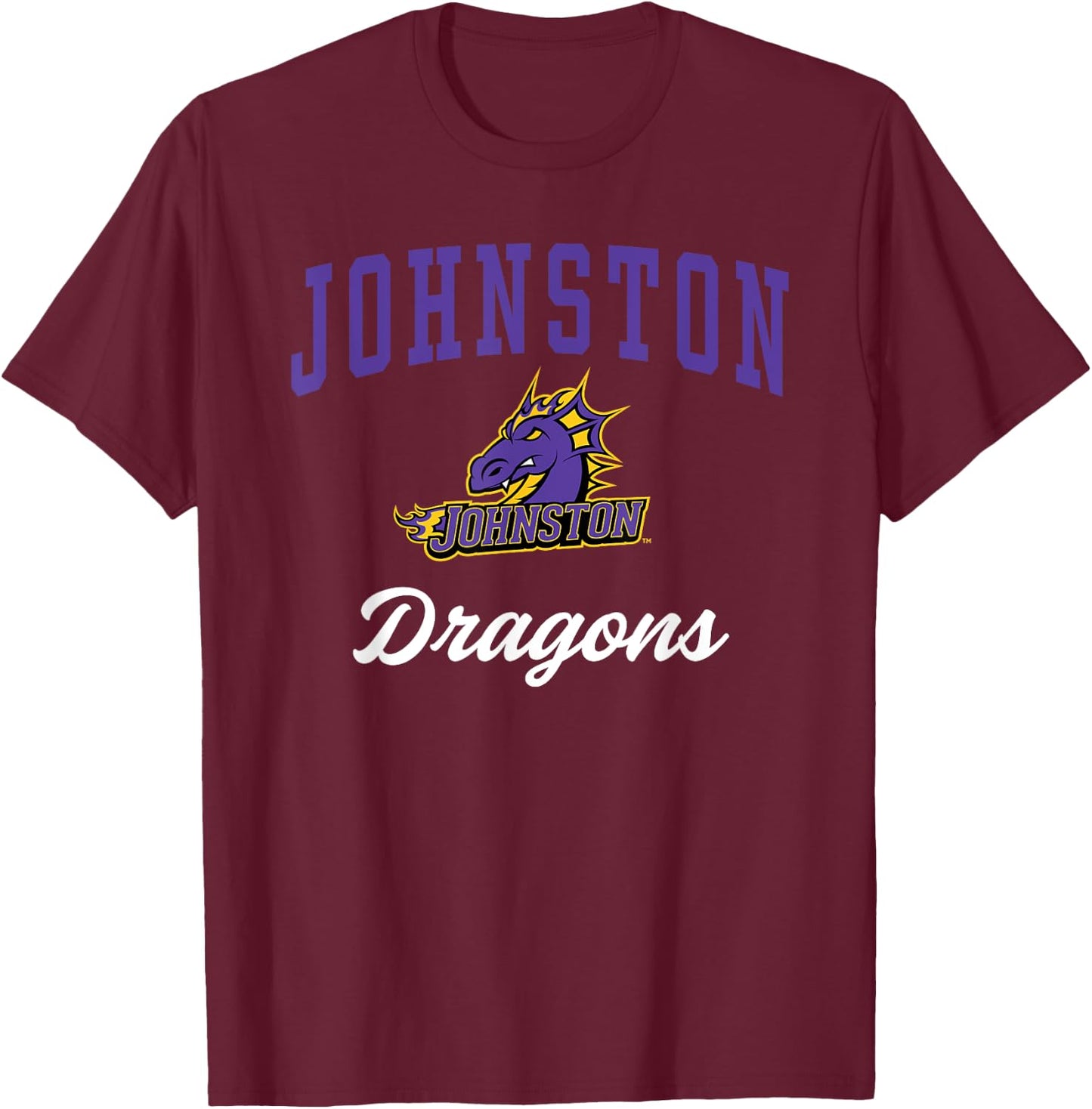 Johnston High School Dragons C3 T-Shirt - T-Shirt | Maroon