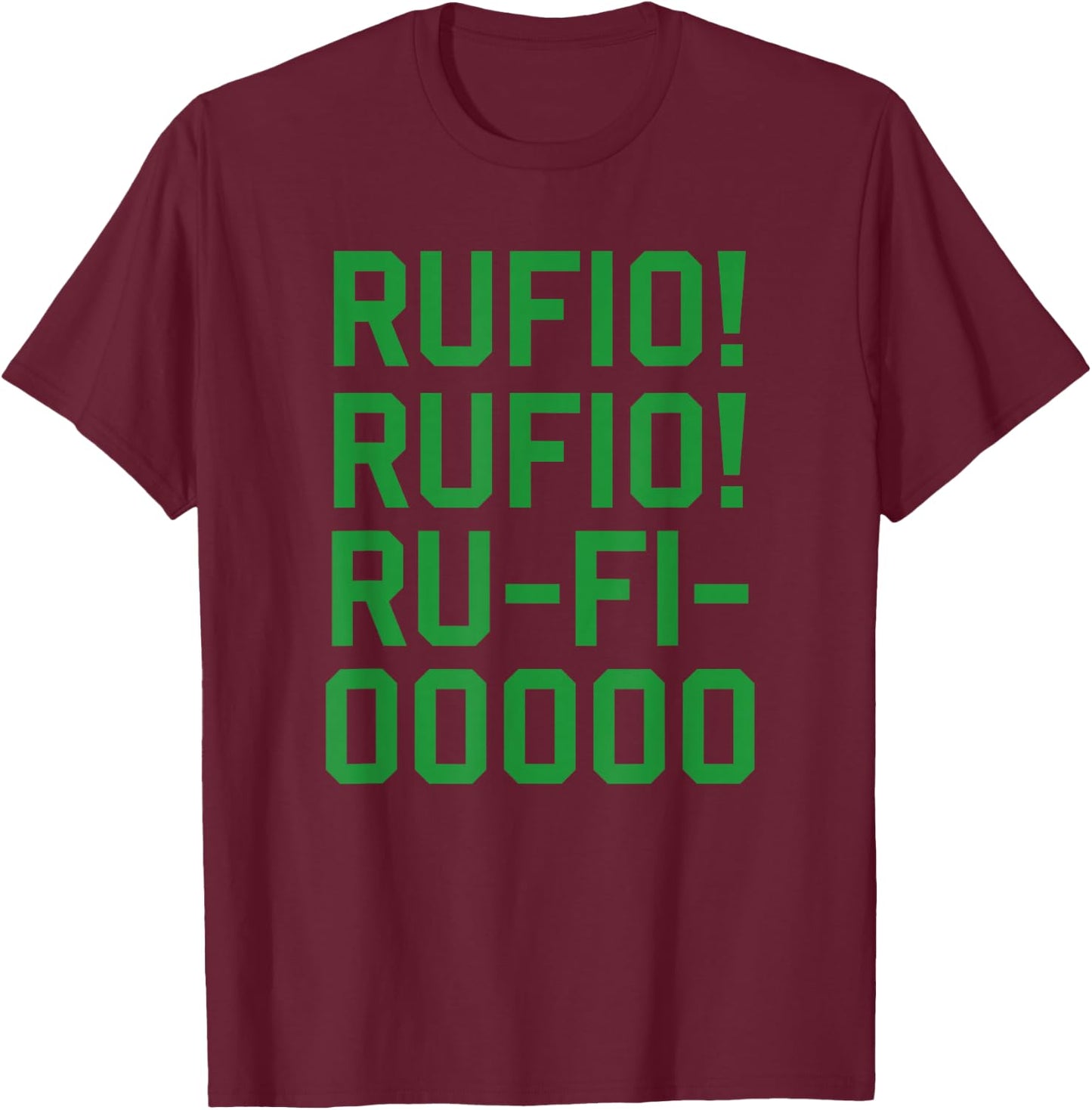 Rufio Ru Fi Ooooo T-Shirt - T-Shirt | Maroon