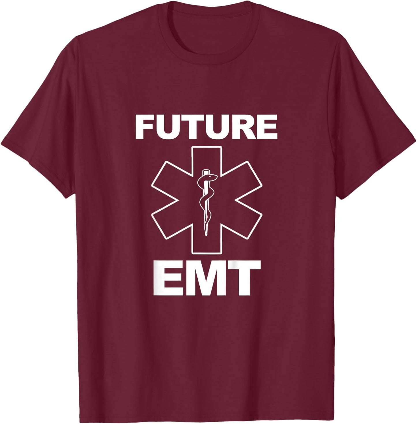 Kids Future EMT Paramedic Cute T-Shirt - T-Shirt | Maroon