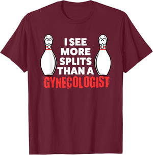 Funny Bowling Shirt Husband Or Adults T-Shirt - T-Shirt | Maroon