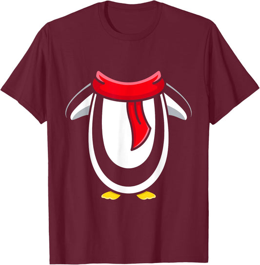 Penguin Costume T-Shirt - T-Shirt | Maroon