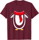 Penguin Costume T-Shirt - T-Shirt | Maroon