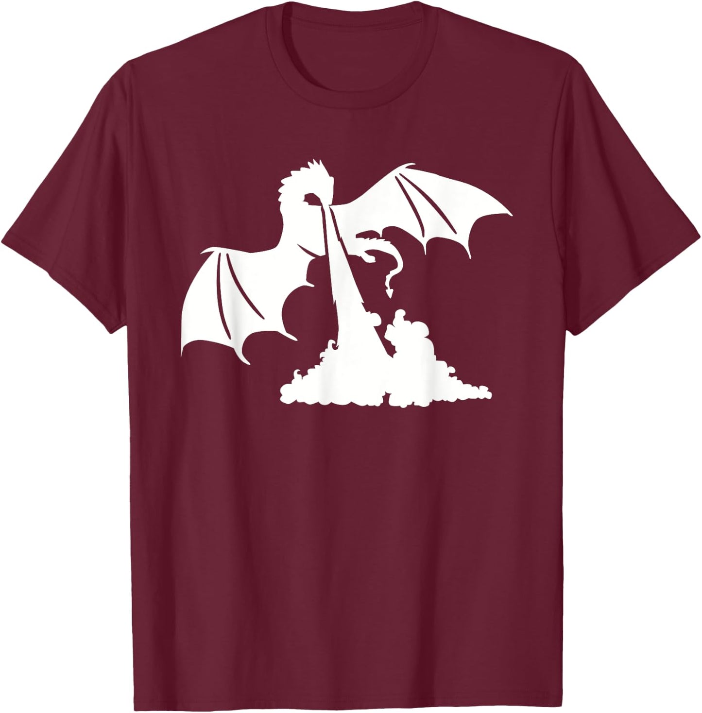 Dragon breath fire T-Shirt - T-Shirt | Maroon