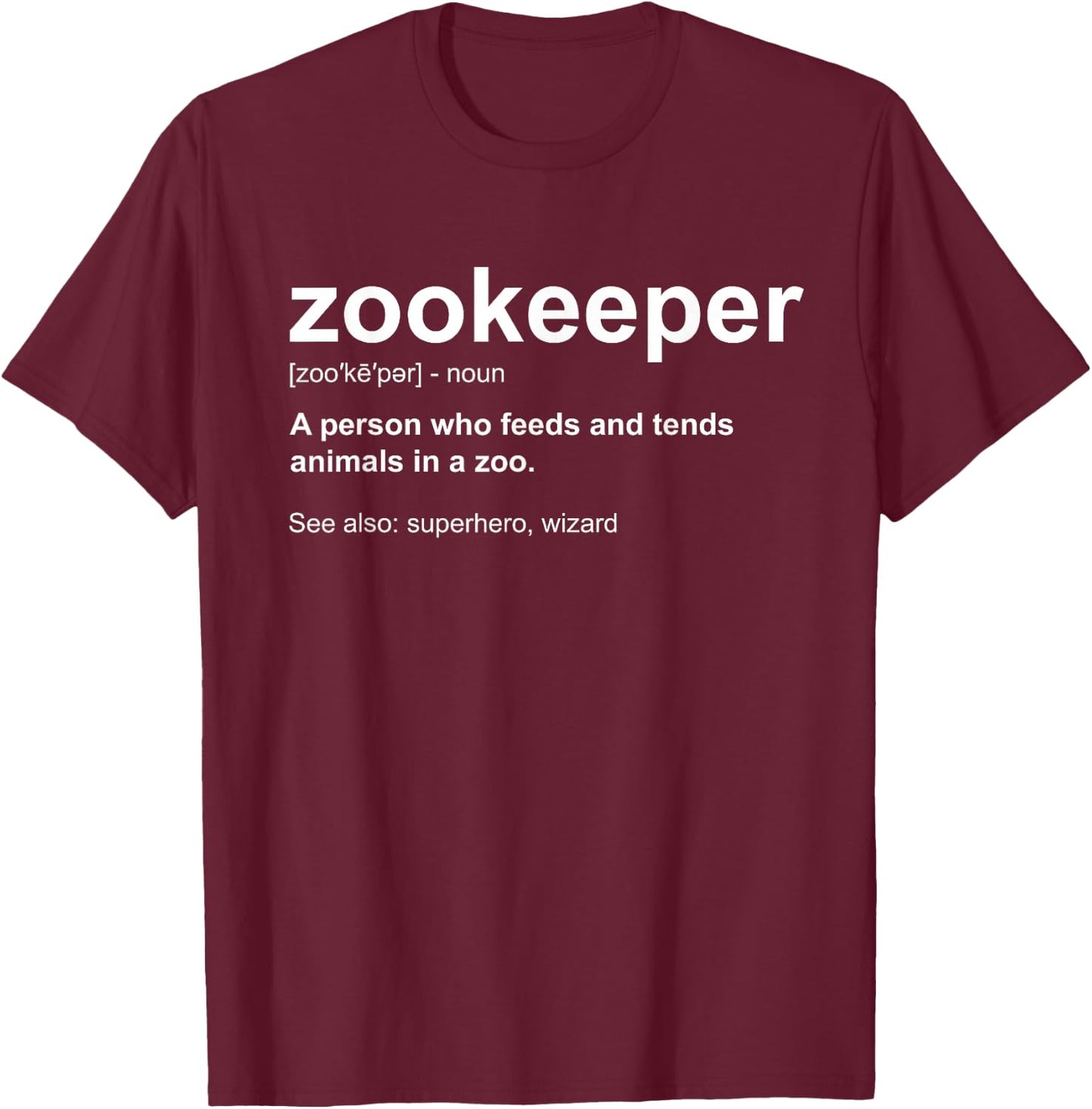 Animal Groomer Animal Shelter Zoo Animals Animal Welfare T-Shirt - T-Shirt | Maroon