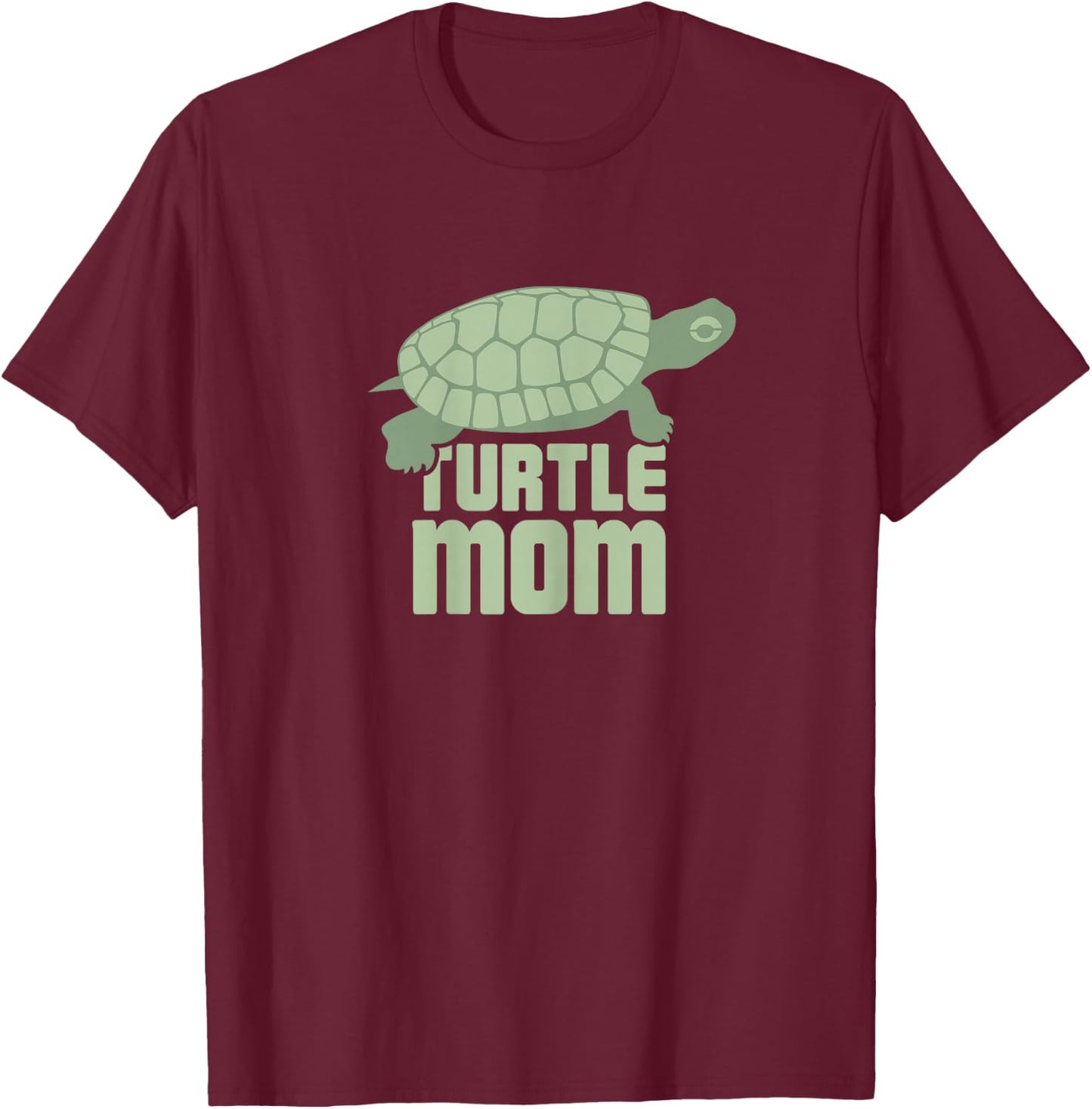 Pet Turtle / Cool Turtle Lover Reptile Gift - Mom T-Shirt - T-Shirt | Maroon