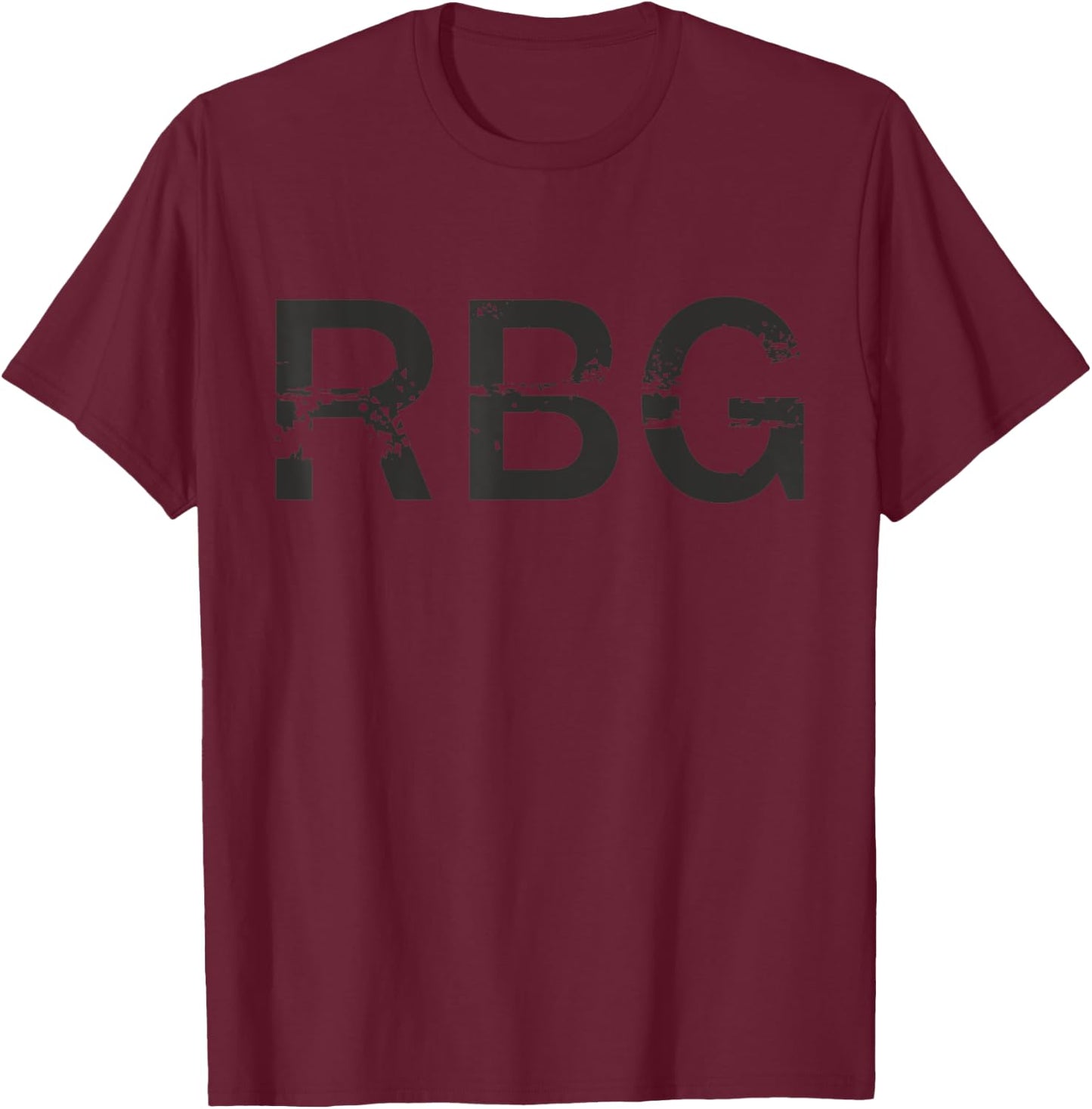 R.B.G. Supreme Notorious RBG Dissent Anti Trump Political , , Grey, Small T-Shirt - T-Shirt | Maroon