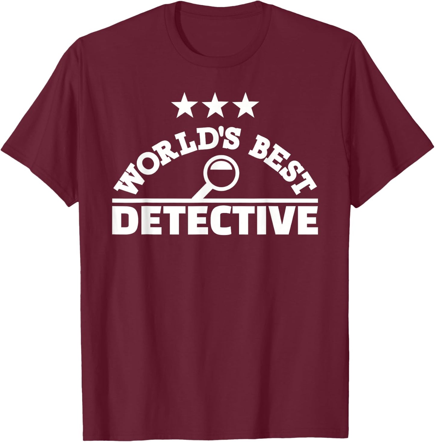 World's best detective T-Shirt - T-Shirt | Maroon
