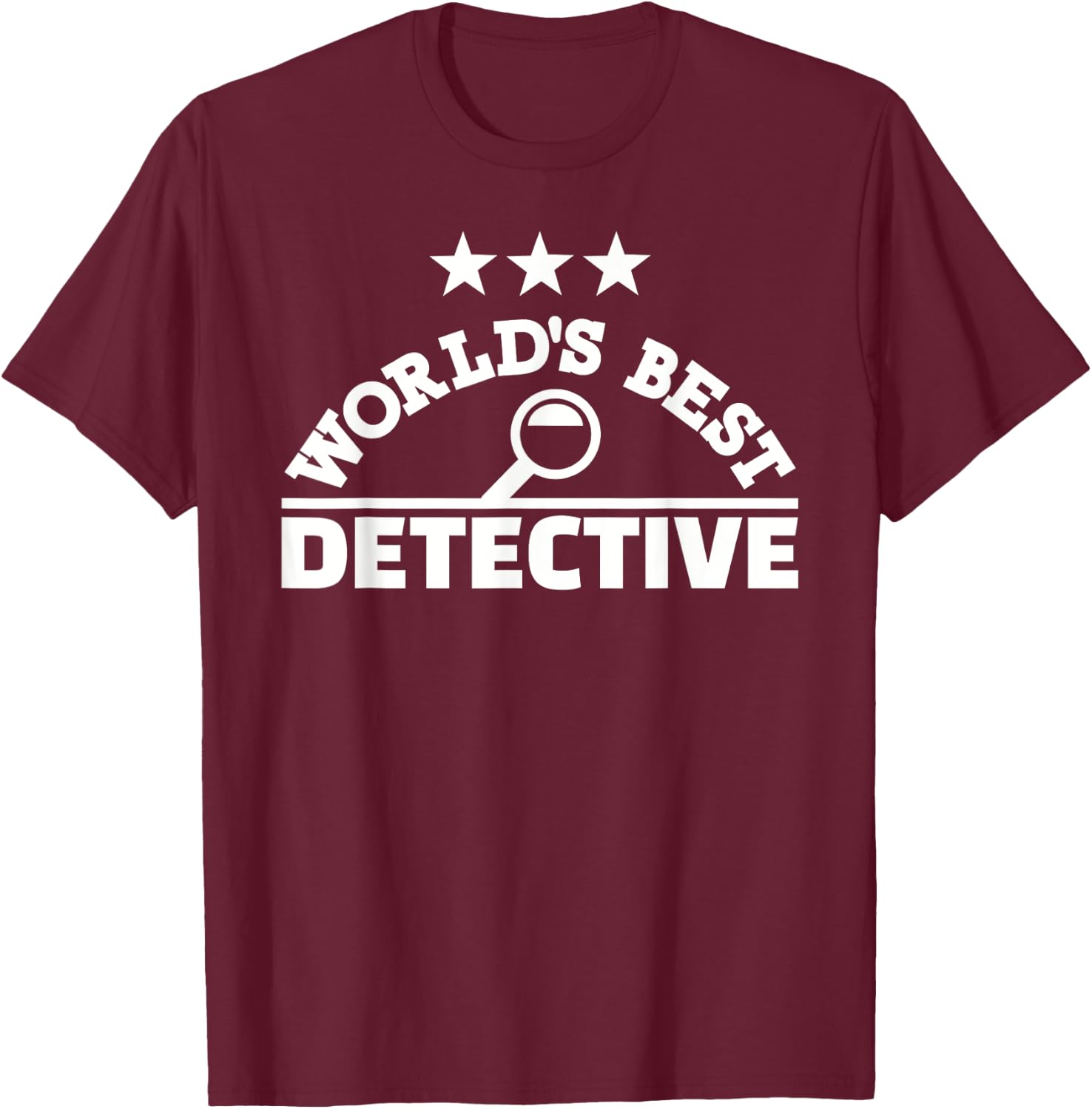 World's best detective T-Shirt - T-Shirt | Maroon