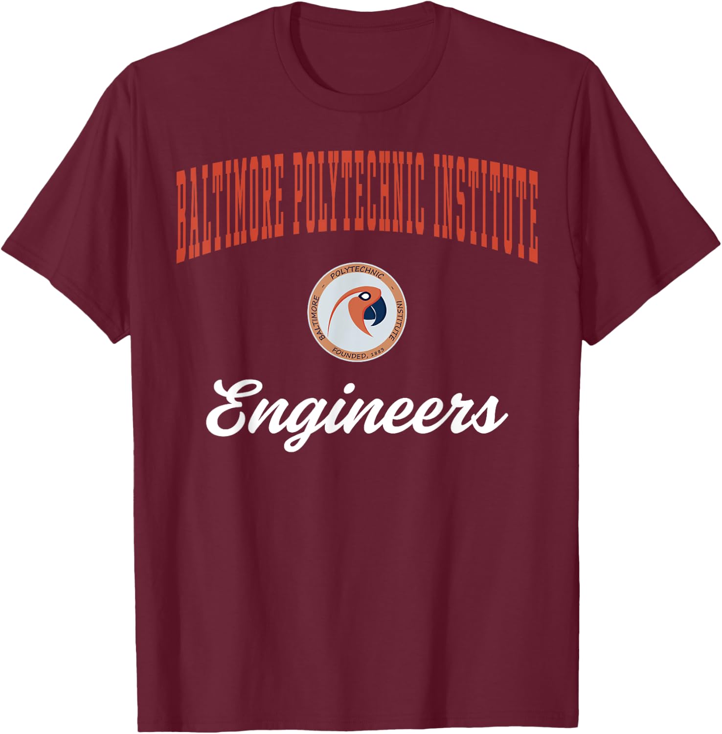 Baltimore Polytechnic Institute Engineers C3 T-Shirt - T-Shirt | Maroon