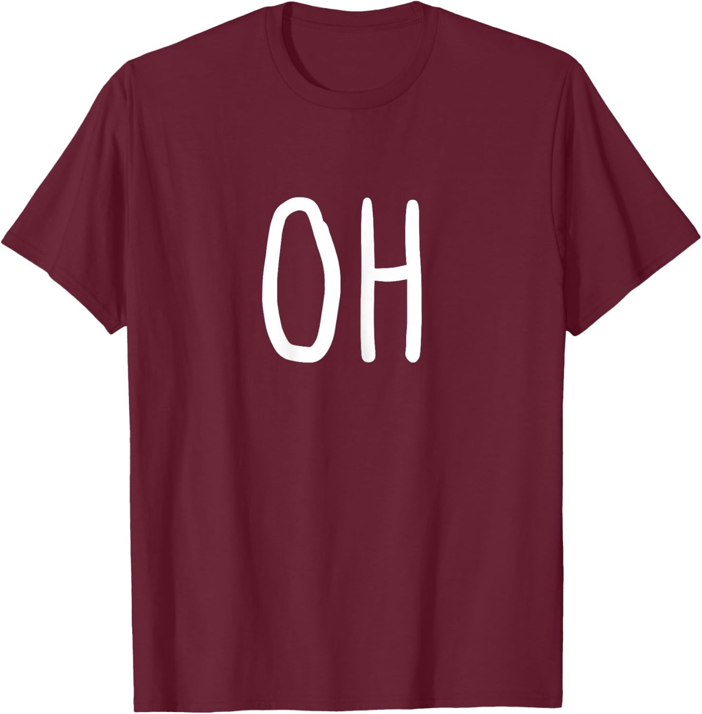 Oh Deer Trendy Halloween Costume T-Shirt - T-Shirt | Maroon