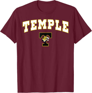 Temple High School Tigers C2 T-Shirt - T-Shirt | Maroon