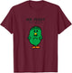 Mr. Men Mr. Fussy T-Shirt - T-Shirt | Maroon