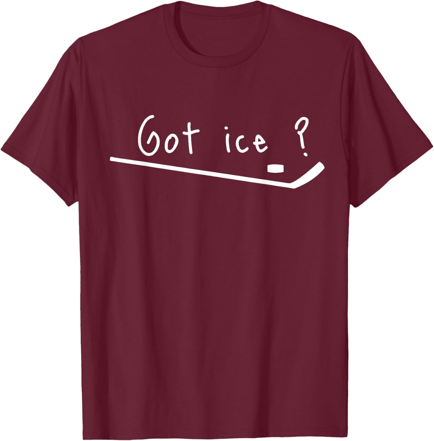 Ice Hockey T-Shirt - T-Shirt | Maroon