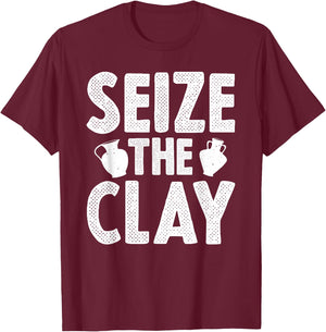 Funny Pottery Art Men Pottery Maker Pottery Artist T-Shirt - T-Shirt | Maroon