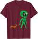 Funny Dachshund Alien Wiener Dog Women T-Shirt - T-Shirt | Maroon