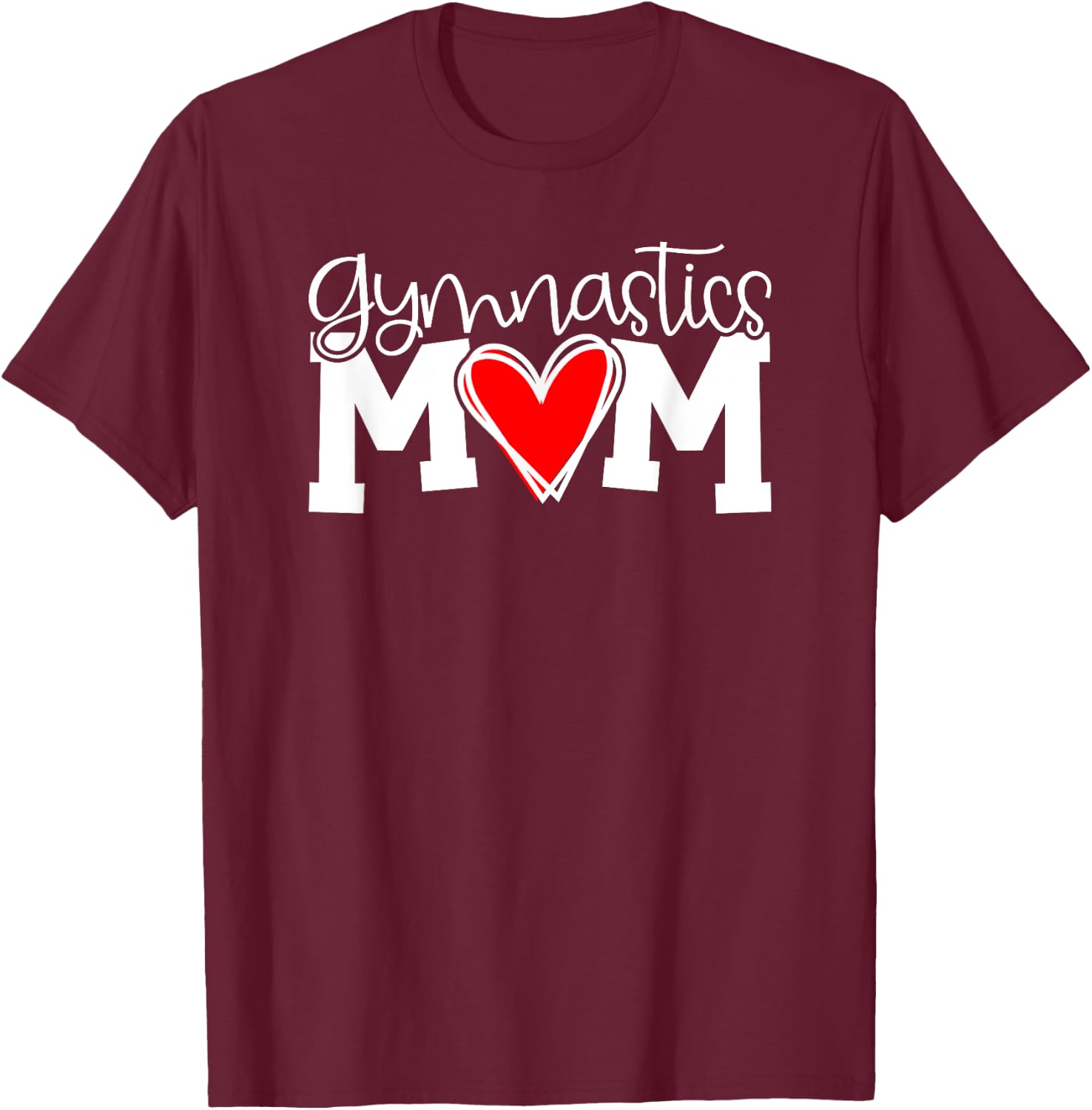 Awesome Gymnastics Gymnast, Gym Mom Gift T-Shirt - T-Shirt | Maroon