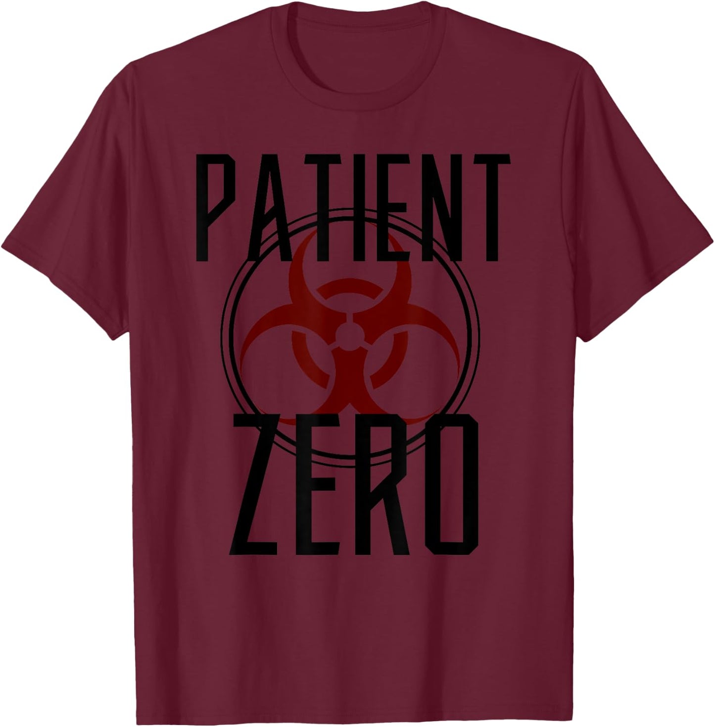 Patient Zero Graphic T-Shirt - T-Shirt | Maroon