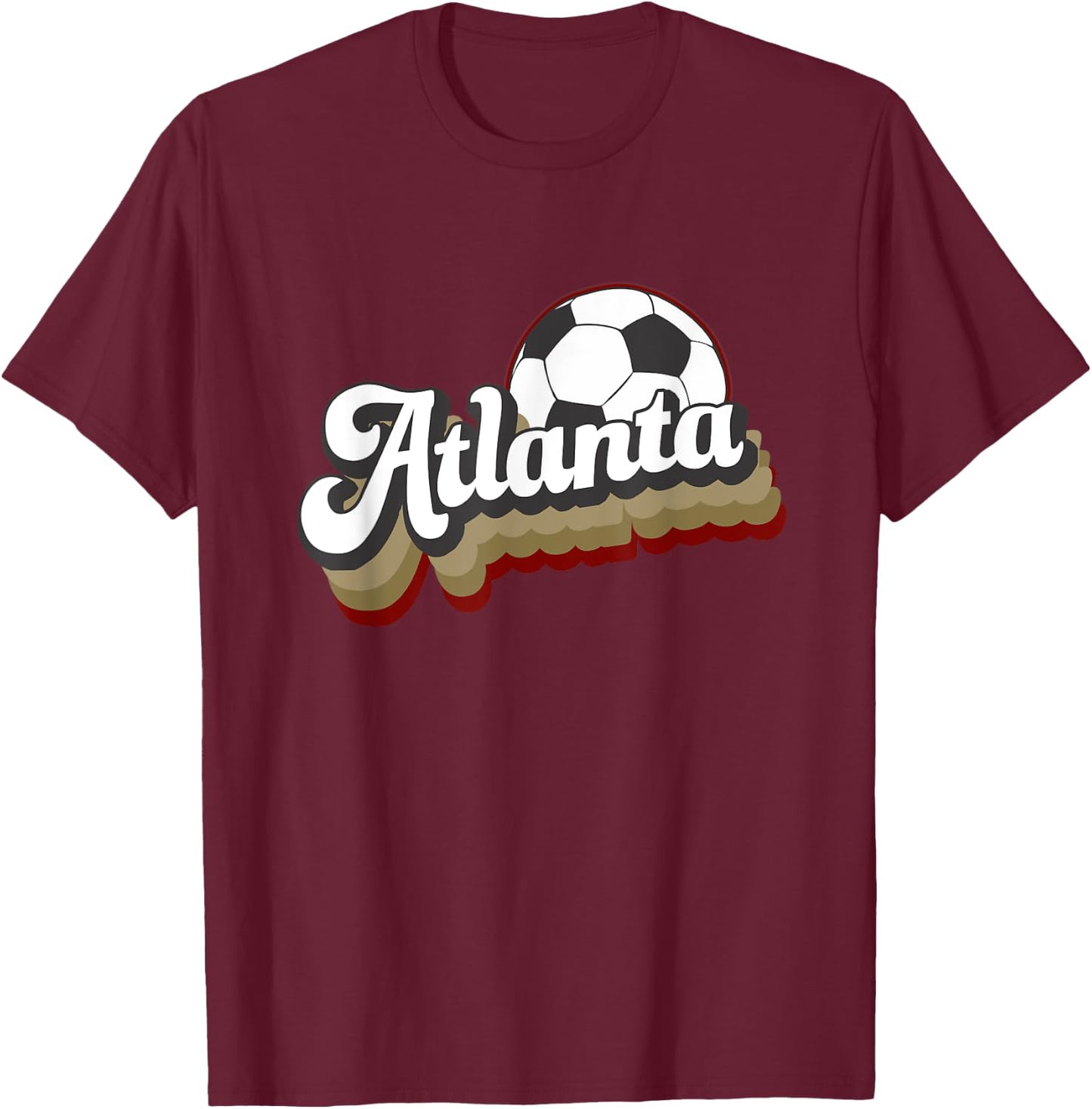 Atlanta Soccer T-Shirt - T-Shirt | Maroon