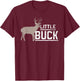 Father Son Hunting Shirts By DSR Little Buck Men XS Regular Small 21 inches 17.5 Short Sleeve Black T-Shirt - T-Shirt | Maroon