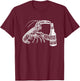 Hummer Beer Drinking Funny Spirit Animal Lobster Gift T-Shirt - T-Shirt | Maroon
