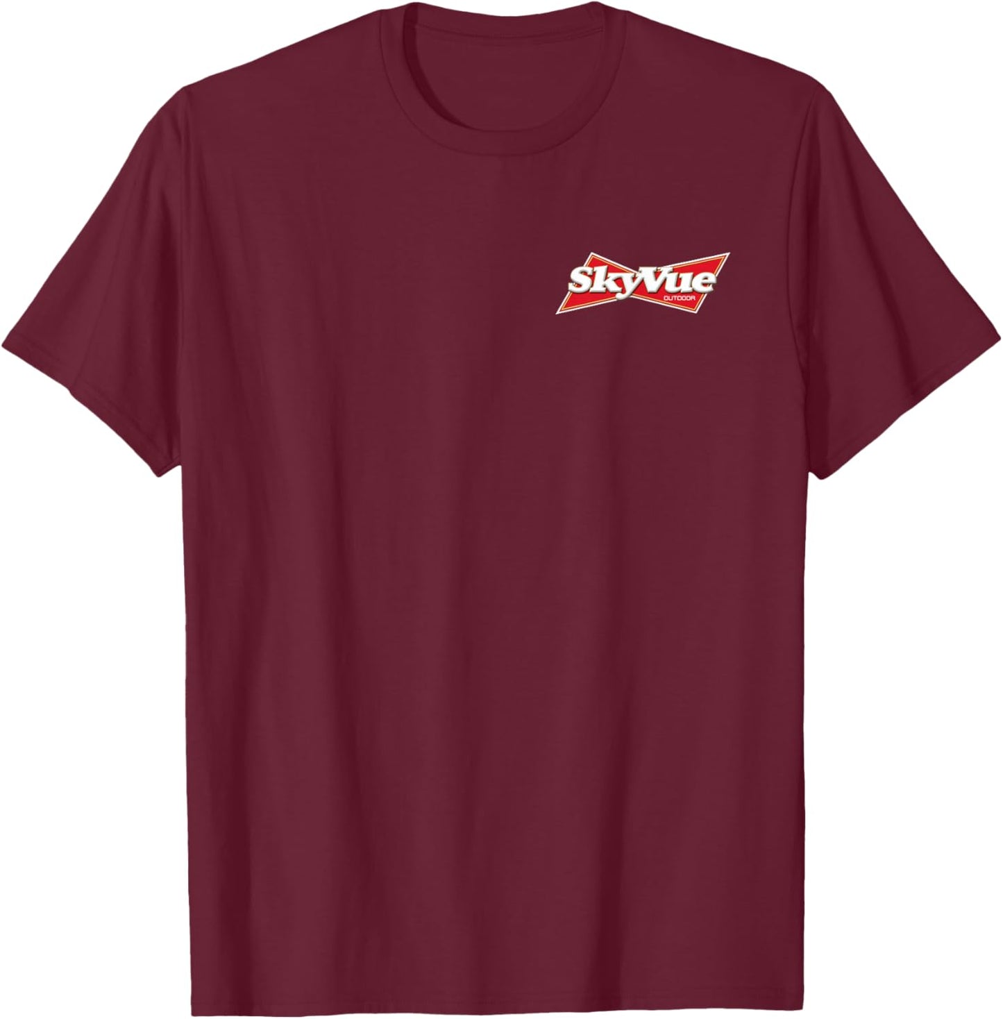 Sky Vue Outdoor Advertising T-Shirt - T-Shirt | Maroon
