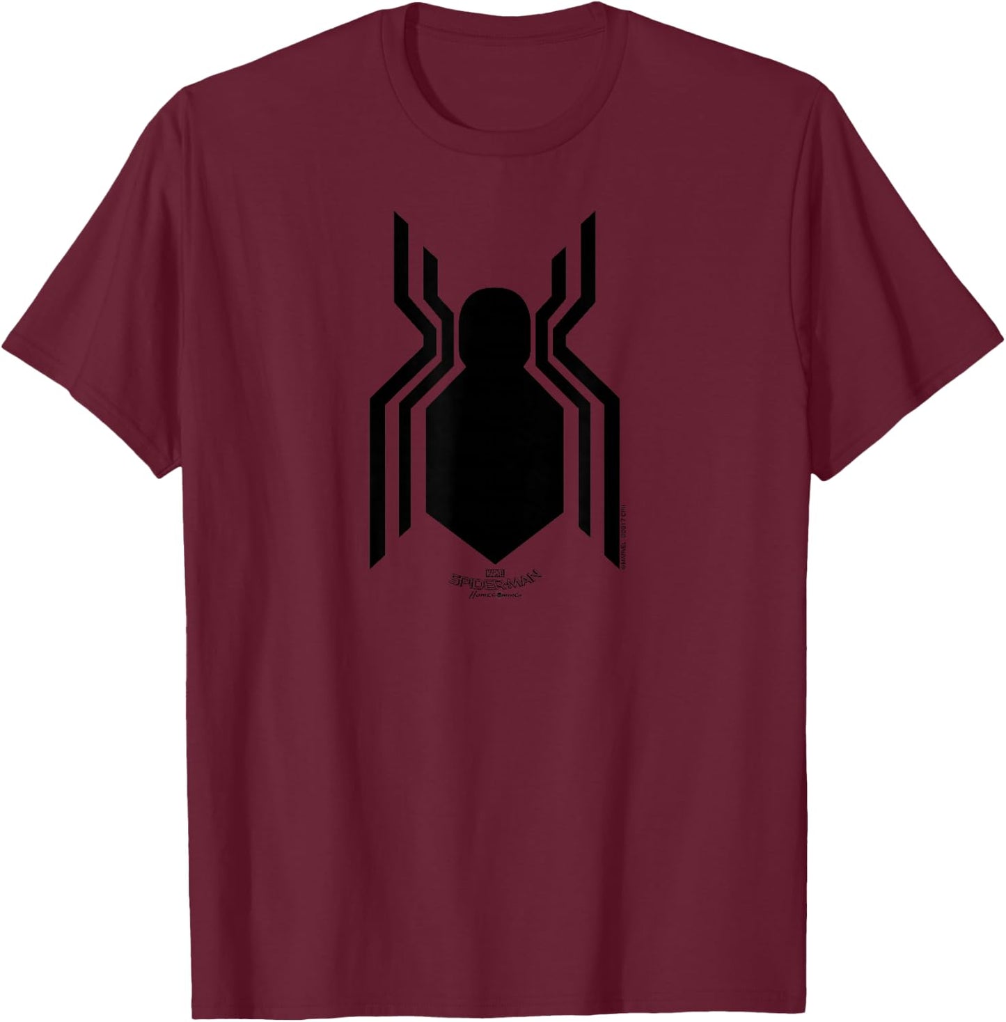 Marvel Spider-Man Homecoming Official Logo T-Shirt - T-Shirt | Maroon