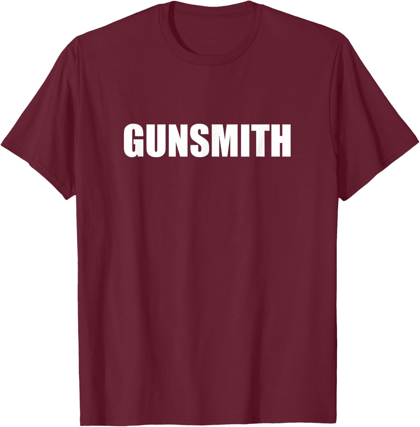 Gunsmith Employees Official Uniform Work T-Shirt - T-Shirt | Maroon