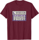 Ordained Dudeist Priest Shirt T-Shirt - T-Shirt | Maroon