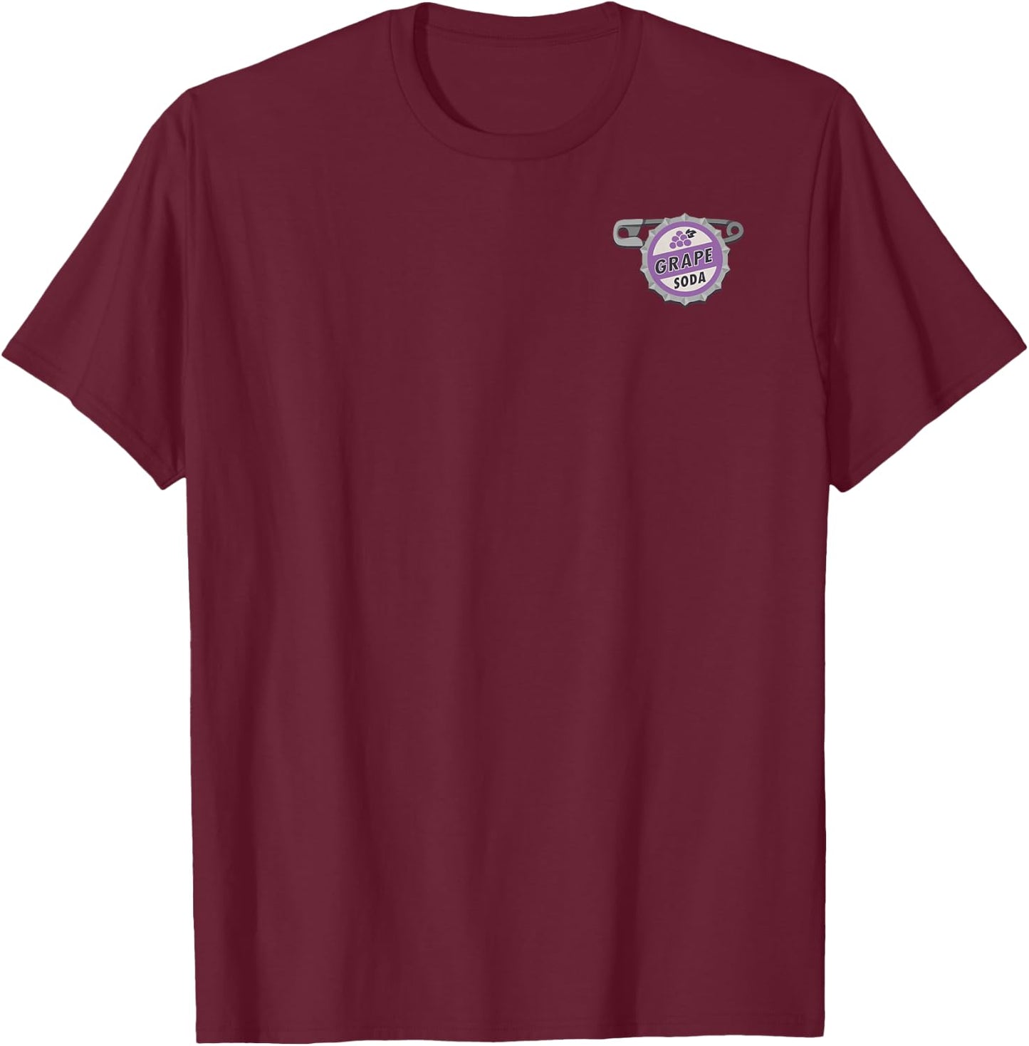 Disney Pixar Up Ellie Soda Cap Badge Graphic T-Shirt - T-Shirt | Maroon