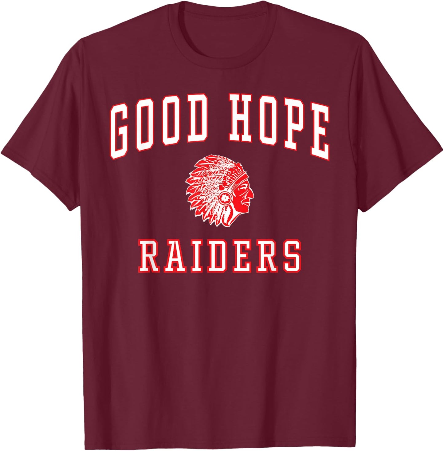 Good Hope High School Raiders C1 T-Shirt - T-Shirt | Maroon