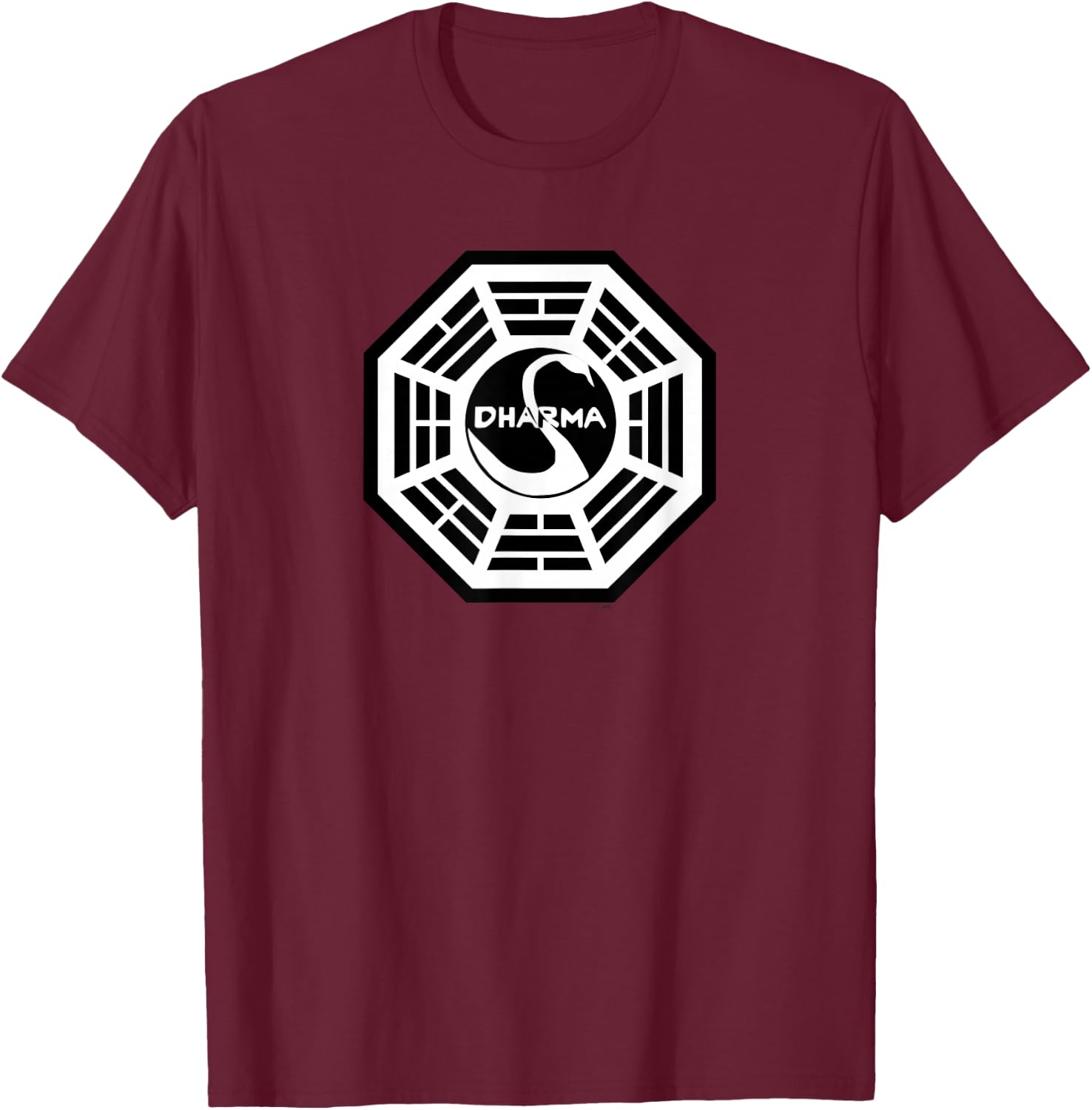 Lost The Swan Logo T-Shirt - T-Shirt | Maroon