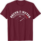 Wisconsin Drunk-O-Meter Funny Drinking Party Pride T-Shirt - T-Shirt | Maroon