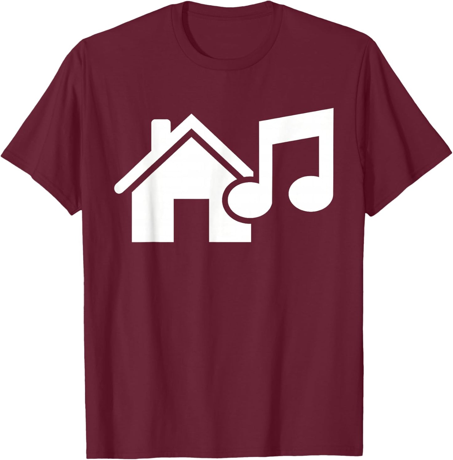 House Music T-Shirt - T-Shirt | Maroon