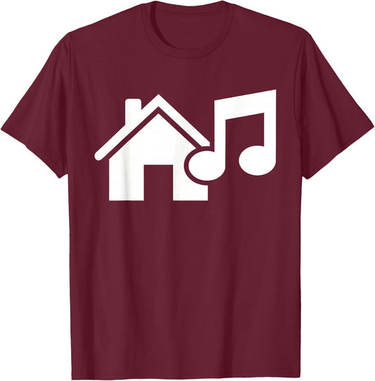 House Music T-Shirt - T-Shirt | Maroon