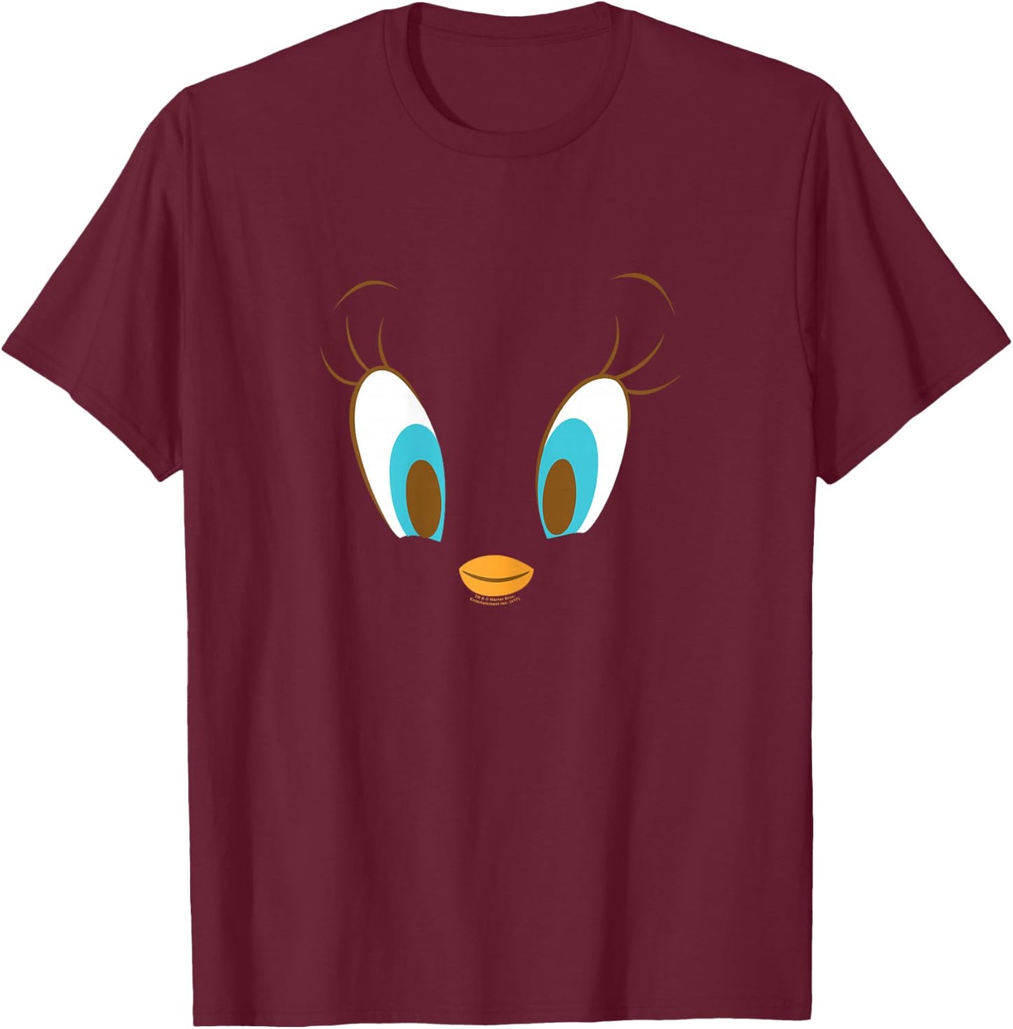 Looney Tunes Tweety Head T-Shirt - T-Shirt | Maroon
