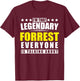 Name Forrest First Name Gifts - Funny Personalized Gift T-Shirt - T-Shirt | Maroon
