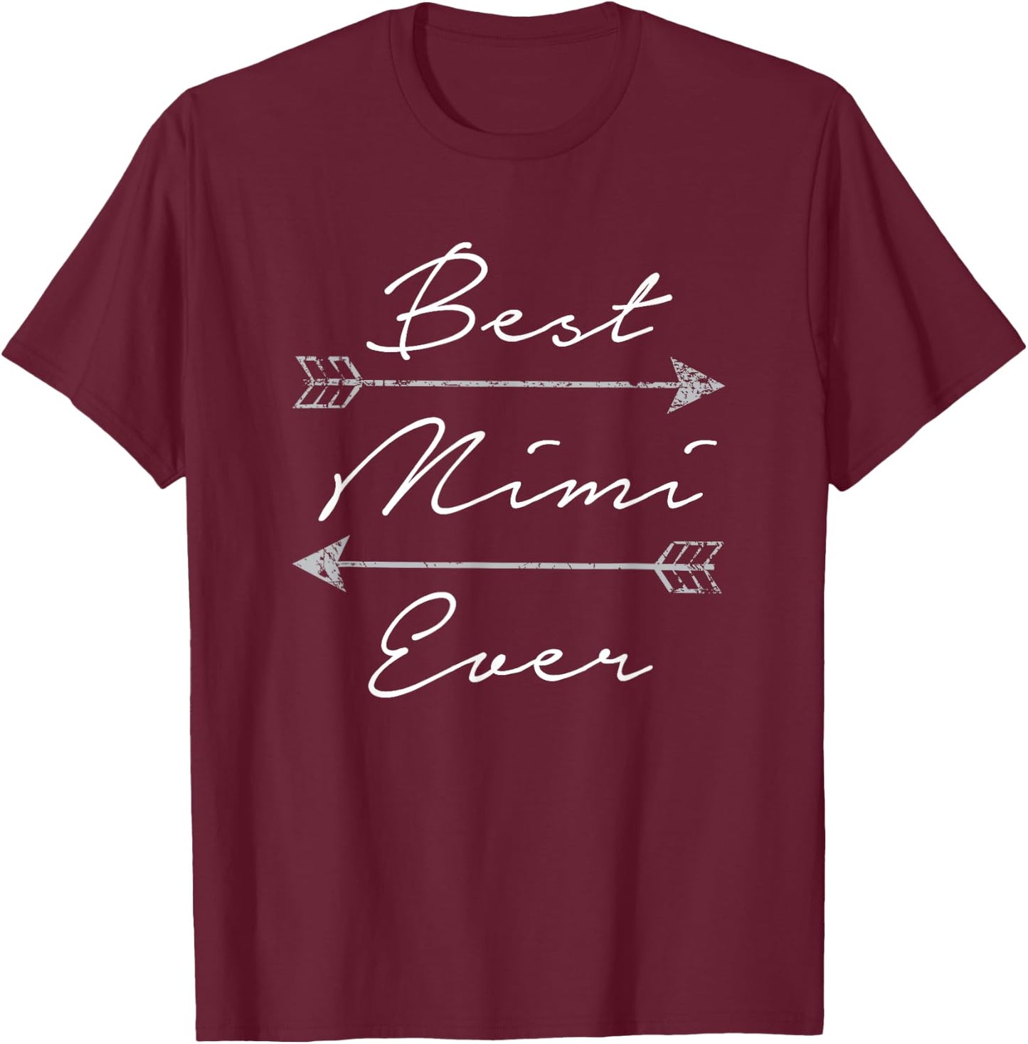 Best Mimi Ever Tribal Arrows Mother's Day Gift T-Shirt - T-Shirt | Maroon