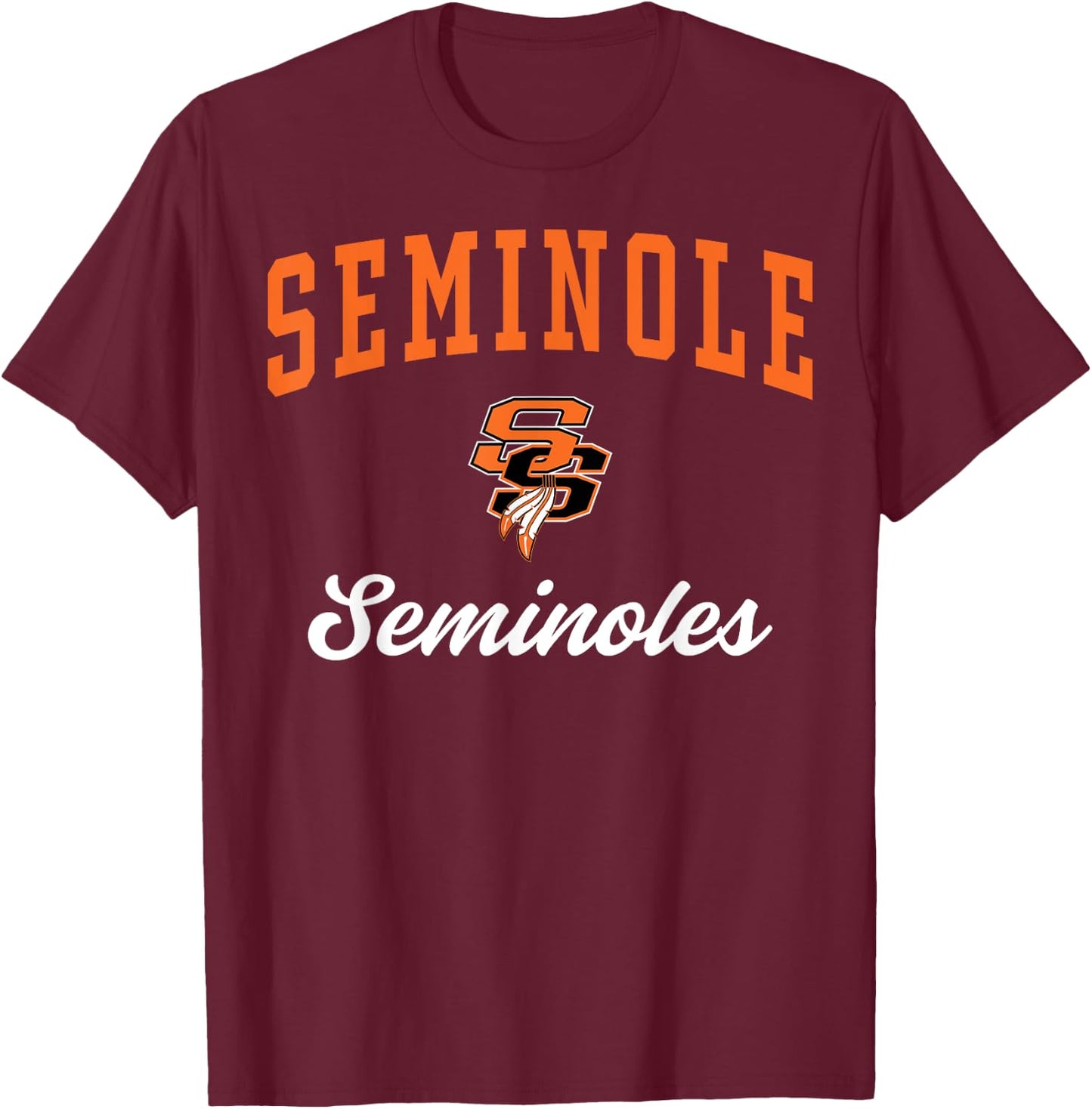 Seminole High School Seminoles C3 T-Shirt - T-Shirt | Maroon